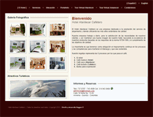 Tablet Screenshot of hotelatardecercafetero.com
